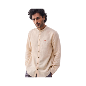 Linen Shirt with Minimal Detailing