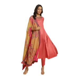 Printed Anarkali Set